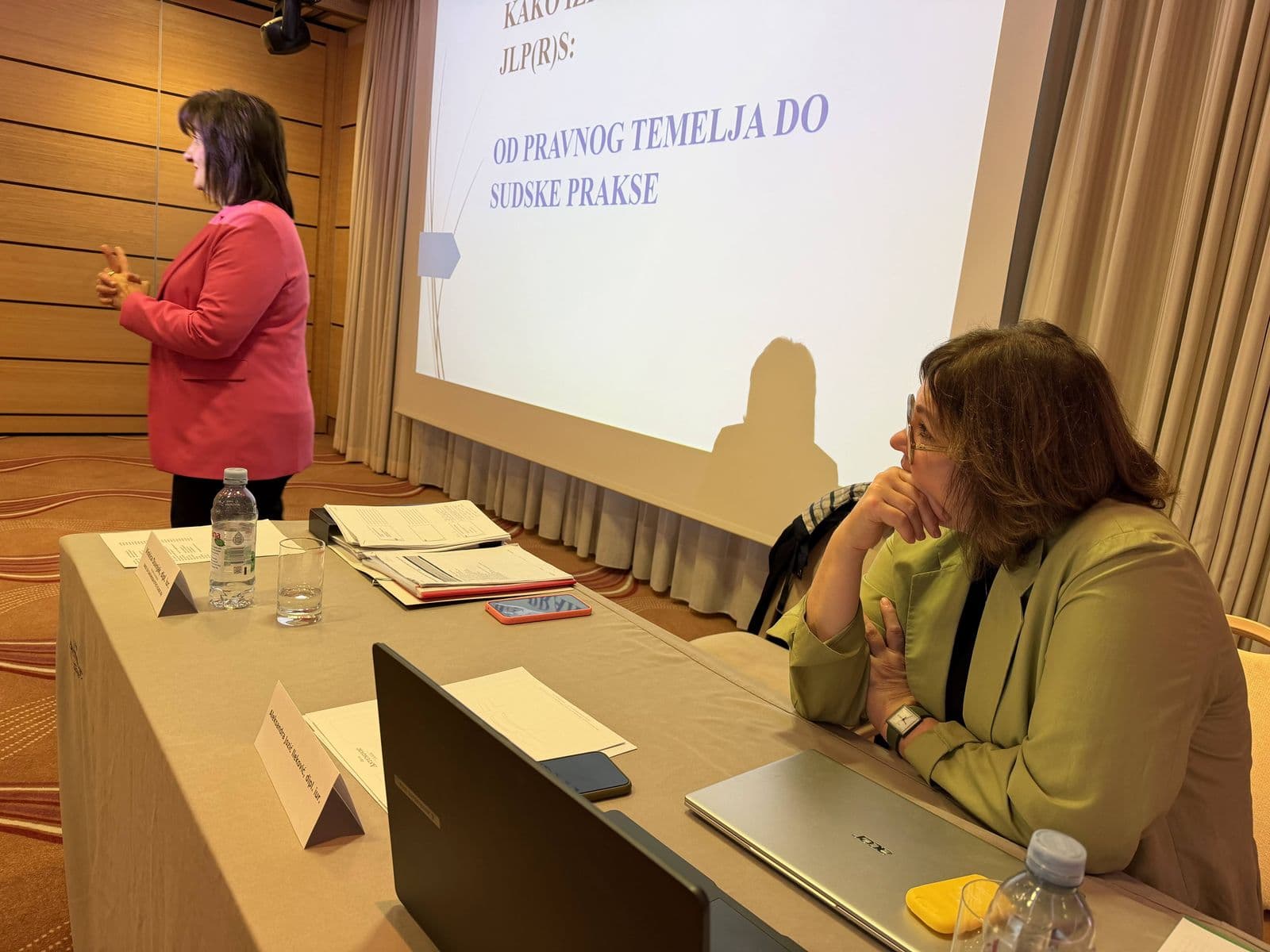 Aleksandra Jozić-Ileković prati izlaganje